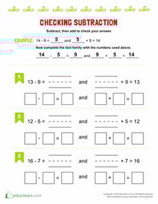 Complete the Fact Family