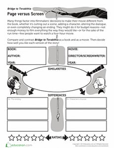 Terabithia: Page versus Screen