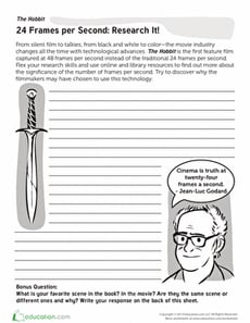 Research It! The Hobbit 