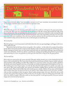 The Wizard of Oz Setting