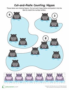 Cut-and-Paste Counting: Hippos