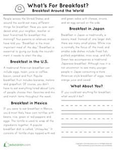 Breakfast Around the World