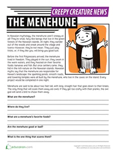 Menehune Legend