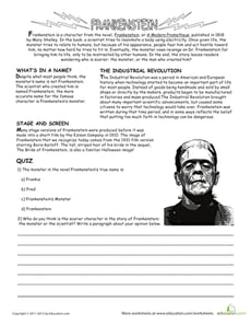 All About Frankenstein