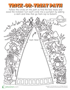 Trick-or-Treat Path
