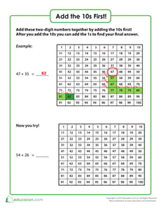 Add the 10s First! (Part One)