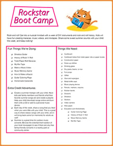 Rockstar Boot Camp Checklist