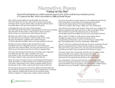 Narrative Poem: Casey at the Bat