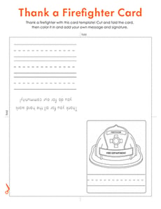 Thank a Firefighter Card
