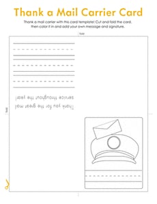 Thank a Mail Carrier Card