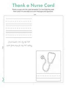 Thank a Nurse Card
