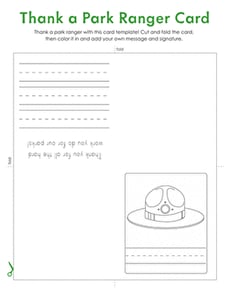 Thank a Park Ranger Card