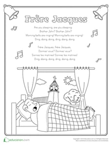 Frere Jacques Song