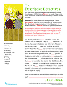 Adverb Detectives to the Rescue