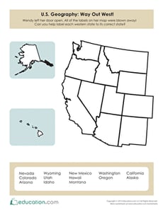 U. S. Geography: Way Out West!