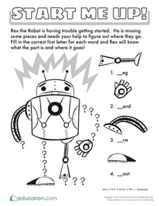 Start Me Up! Practicing Consonants