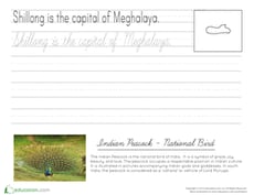 Meghalaya Cursive Practice