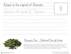 Mizoram Cursive Practice