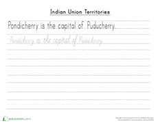 Puducherry Cursive Practice