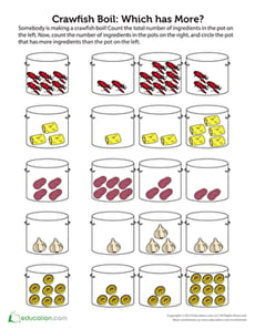 Crawfish Boil Counting Which Has More