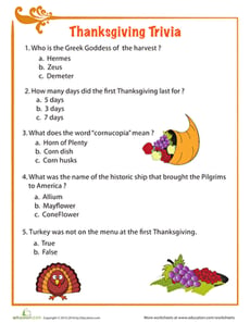 Thanksgiving Facts