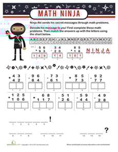 Crack the Code with Addition and Subtraction