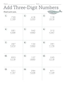 Add Three-Digit Numbers