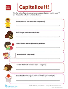 Get into Grammar: Capitalization