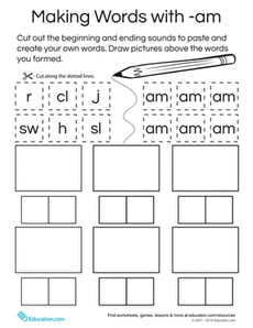 Making Words with -am