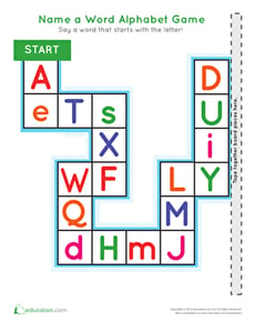Alphabet Board Game