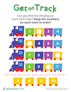 Count to Ten: Get on Track