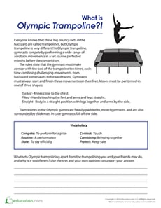 What is Trampolining?