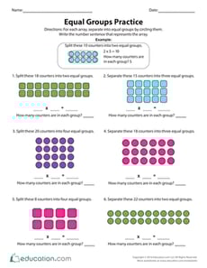 Equal Groups Practice