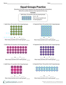 Practicing Equal Groups