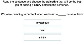 Adjectives to Add Details 2