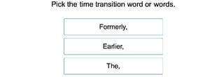 Comma After Transition Words for Passage of Time 2