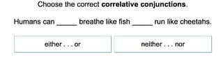 Correlative Conjunctions