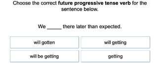 Future Tense Verbs 2