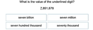 Place Value Up to Millions Place