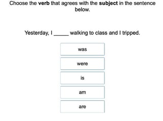 Subject-Verb Agreement 2