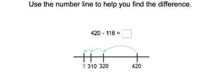 Three-Digit Subtraction on a Number Line