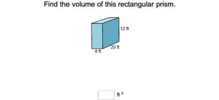 Volume of a Rectangular Prism 
