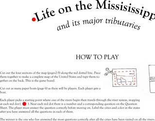 Mississippi River Board Game