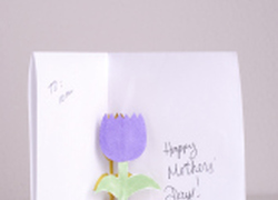 Make a Flower Pop-up Card for Mom
