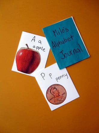 Preschool English Language Arts Activities: Design and Create an Alphabet Journal