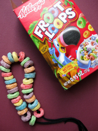 Make an Edible Fruitloop Bracelet
