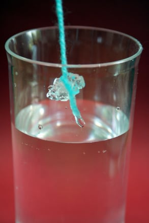 Disappearing Crystals: A Refraction Experiment