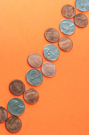 Kindergarten Math Activities: Coin Connection: A Patterning Game