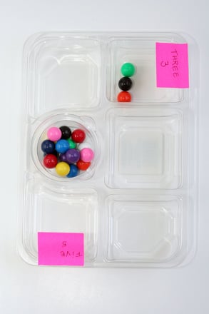 Preschool Math Activities: Divvy it Up: A Counting Game