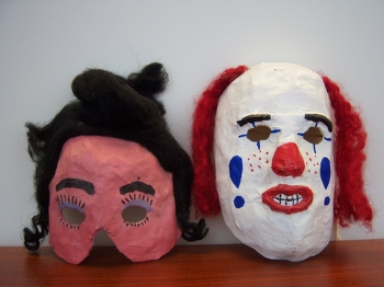 Papier-Mâché Masks